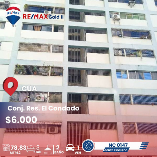 Venta De Cómodo Y Amplio Apartamento Res El Condado Cúa