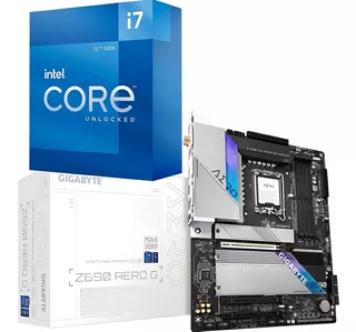 Kit Intel Core I7 12700k +z690 Z690 Aero G