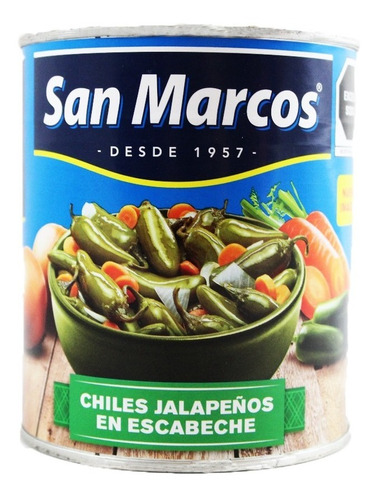 Chiles Jalapeños San Marcos 780 Gr