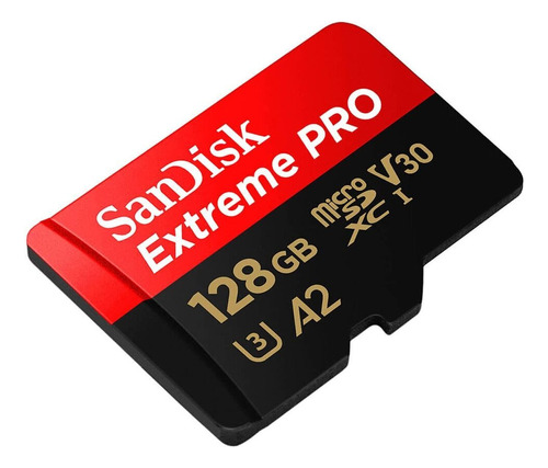 Tarjeta Memoria Microsd Sandisk Extreme Pro 128gb U3 4k Uhd