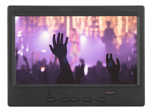 7in Lcd Ctv Monitor De Coche 16:9 Pc Pantalla Av/vga/hdmi 10