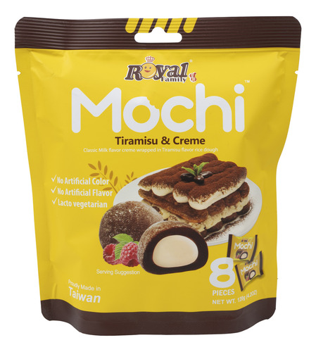 Mochi Sabor Tiramisú, Royal Family, 120 G
