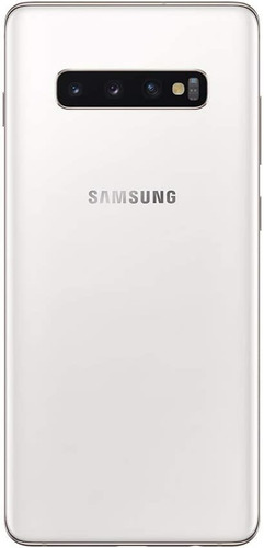 Celular Samsung Galaxy S10+ 128gb 8gb Ram Qhd 2k Blanco Con Adaptador Otg + Regalo (Reacondicionado)