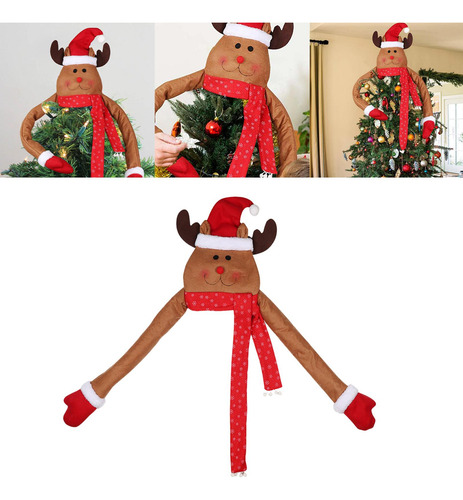 Adorno Navideño, Sombrero De Copa De Árbol De Muñeca De