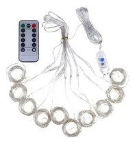 Comprar Cortina 300 Luces Led Usb + Control Remoto Navidad Genieka