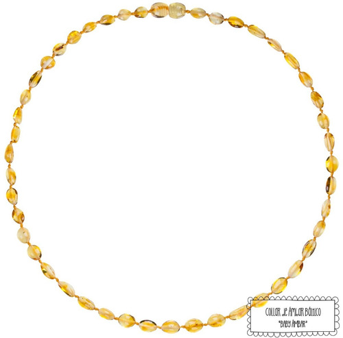 Collar De Ámbar Báltico Para Adultos Baby Ámbar- Certificado