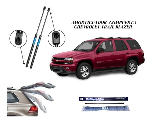 Amortiguador Compuerta Trasera Chevrolet Trailblazer 2002-07
