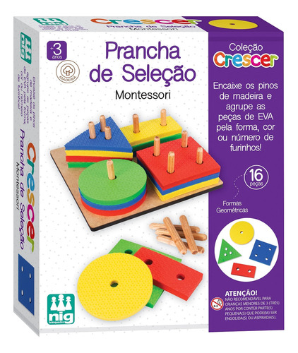 Prancha De Seleção Montessori - Nig