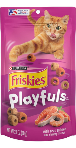 Friskies Playfuls Salmon Y Camarones 60 Gramos