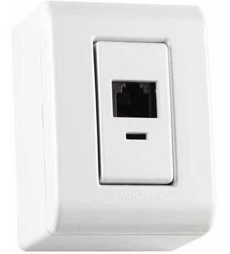 Kit 18 Caixa Sobrepor C/ Conector Keystone Rj45 Cat6 Lizflex