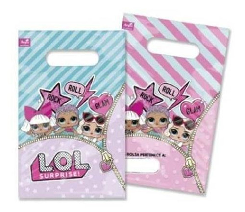 Bolsa Dulces Cumpleaños Lol Original X 6 Cotillón Activarte