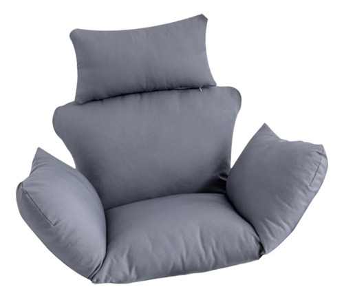Cojín Para Silla Egg, Cojín Para Asiento, Fácil Gris