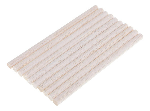3 Varillas Redondas De Madera