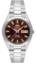 Comprar Relógio Masculino Prata 3estrelas Orient Automático Data +nf