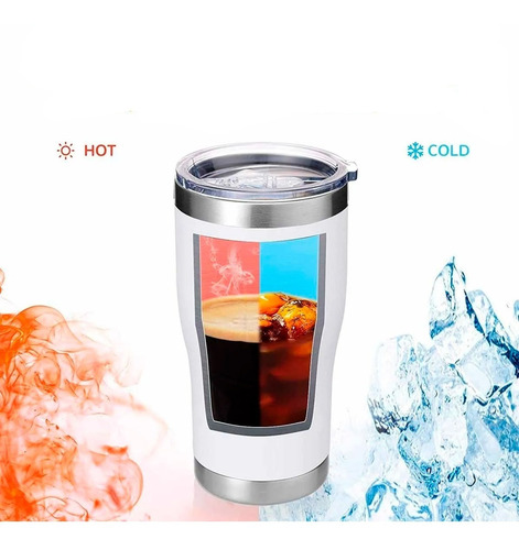 Imagen 4 de 5 de Termo De Acero Inoxidable Con Tapa 450ml Frio O Caliente