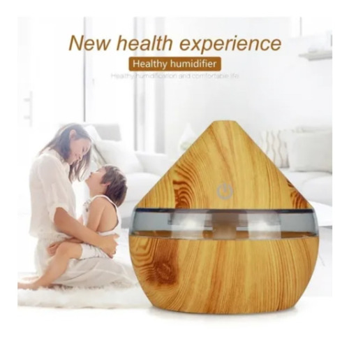 Difusor Humificador Color Madera Usb