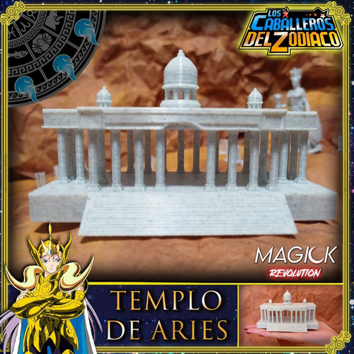 Imagen 2 de 9 de Saint Seiya Templo Casa De Aries Zodiaco Figura De Colección