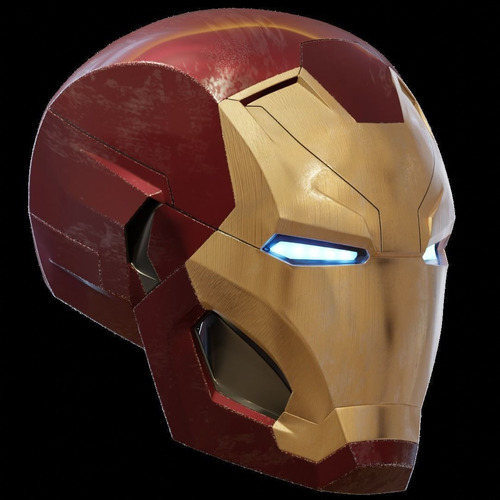 Escultura Del Casco Iron Man Mk 46: ¡lleva A Casa La