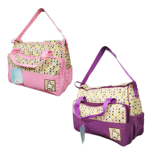 Bolso Maternal Organizador Bebe Cambiador Bolsillos Roi