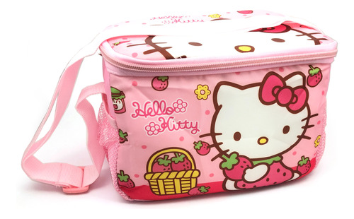  Hello Kitty Lancheira Térmica Alça Transversal Escolha Cor