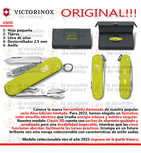 Cortapluma Victorinox Classic Sd Alox Edicion Limitada 2023