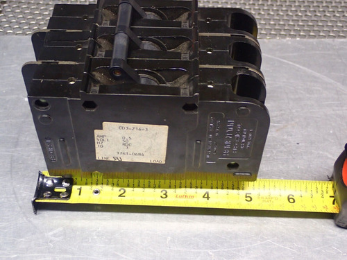Heinemann Cd3-z16-3 1761-0684 .5a Volts 50rdc Circuit Br Zza