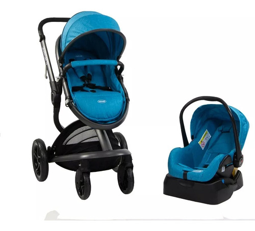 Coche Travel System Bebesit Quantum Base De Regalo Verde