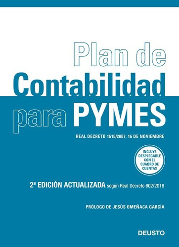 Libro Plan De Contabilidad Para Pymes - Vv.aa.