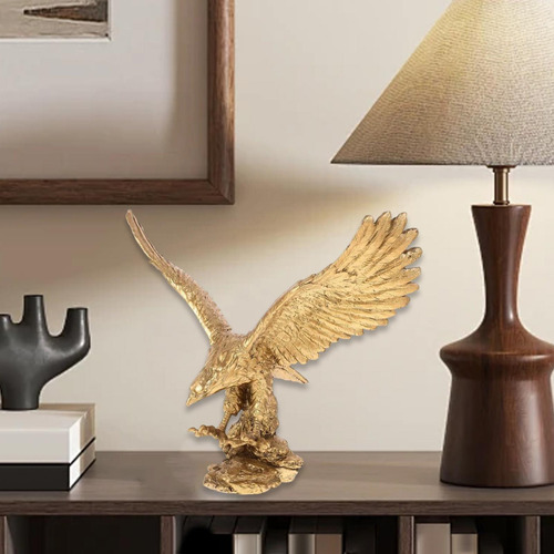 Eagle Statue Desktop Ornament Feng Shui Tamaño L