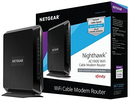 Netgear Nighthawk Ac1900 24x8 Docsis 30 Wifi Modem Cable Rou