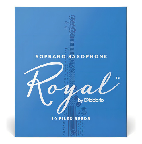 Palheta Sax Soprano 1.5 (10 Peças) D'addario Royal Rib1015