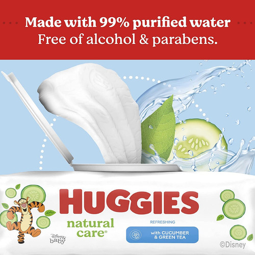 Imagen 3 de 5 de Toallitas Huggies Para Bebé Piel Sensible Sin Frag 1088und.