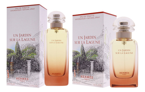 Perfume Hermes Un Jardin Sur La Lagune 100ml Edt 2pc Kit Uni