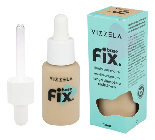 Base Fix Vizzela 30ml - Lançamento
