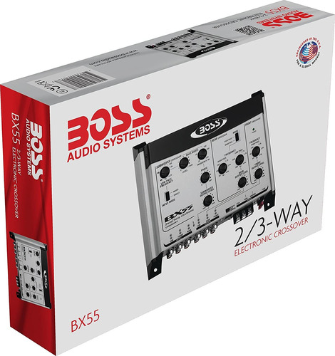 Boss Audio Sistemas Bx55 2 3 Vías Pre-amplificador Coche Ele