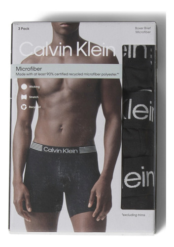 Boxer Calvin Klein Hombre 3 Pack Micro Stretch 100% Original