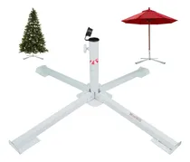 Comprar Base Para Sombrillas, Base Portátil De Playa, Hierro Forjado Resistente A La Intemperie Para Patio, Jardín, Terraza, Porche, Base De Árbol De Navidad