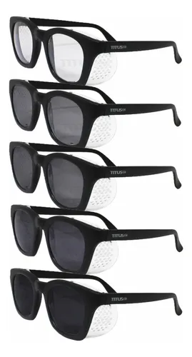 Titus Gafas De Seguridad G12 Estilo Retro Ansi Z87 Con Prot.