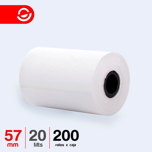 200 Rollos Papel Termico 57mm X 20m Posnet / Balanza Kretz