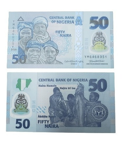 Nigeria - Billete 50 Naira 2020 - Polímero - Unc