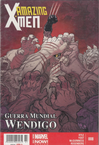 Comic Marvel Amazing X-men # 8 Marvel Now (2015) Televisa