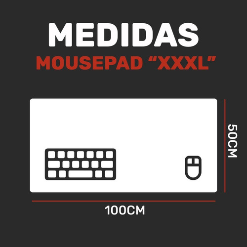 Imagen 2 de 7 de Mousepad Xxxl (100x50cm) Csgo Cod:012 Hyperbeast