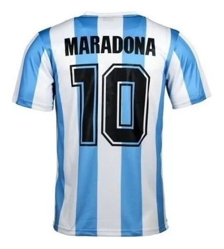 Camiseta Vintage 10 # Maradona Para La Copa Mundial De Fútbo