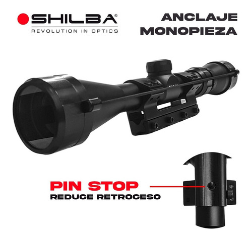 Imagen 4 de 10 de Mira Telescópica Shilba Air Monster 3-9x40