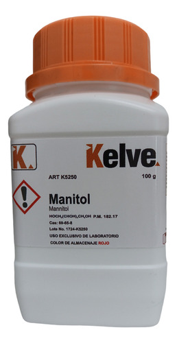 Manitol R. A. De 100 G Kelve K5250