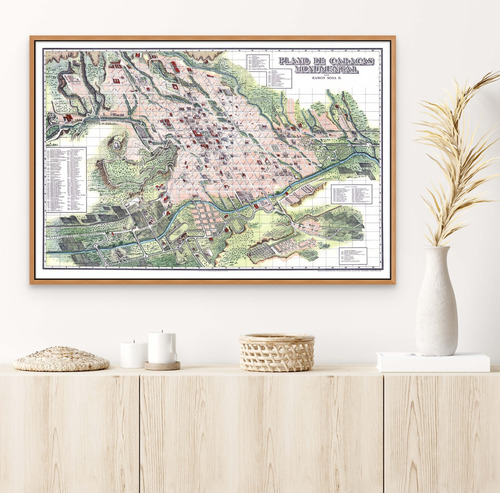 Plano Monumental De Caracas De Ramón Sosa Año 1935