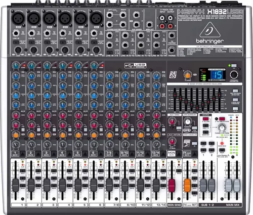 comprar Behringer Xenyx X1832 Usb 6 Ch Mono 4 Ch Stereo Efectos