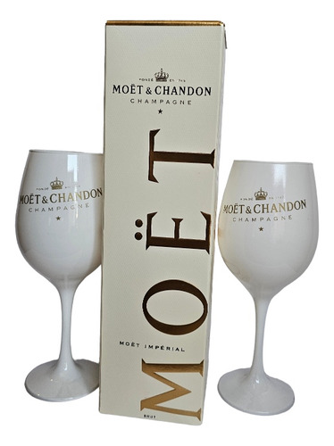 Champagne Moet & Chandon + 2 Copas Moet & Chandon