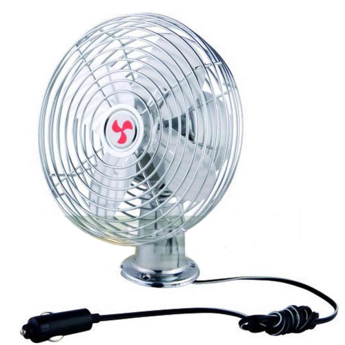 Ventilador Aire Auto Camion 6 PuLG Metal 2 Velocidades 12v