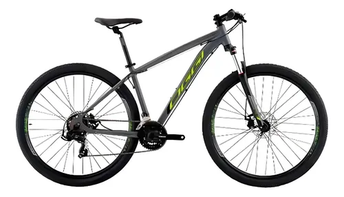 Bicicleta Oggi Hacker Sport 2024 29 21v Grafite/verde Tamanho Do